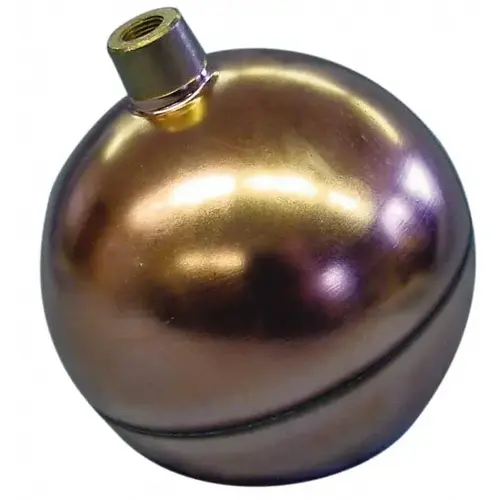 5" Diam, Spherical, Round Spud Connection, Metal Float 5" Diam, Spherical, Round Spud Connection, Metal Float
