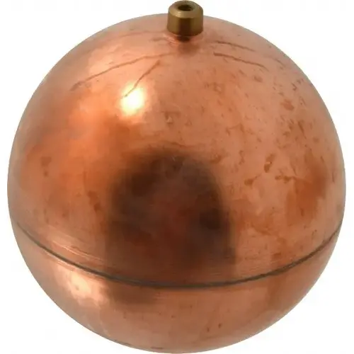 5" Diam, Spherical, Round Spud Connection, Metal Float 5" Diam, Spherical, Round Spud Connection, Metal Float