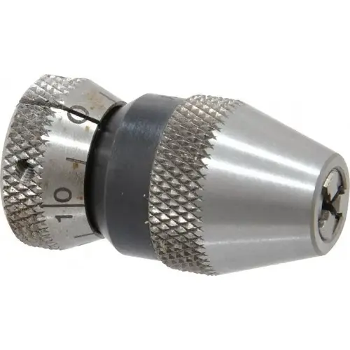 Drill Chuck: 1/16" Capacity, Tapered Mount, JT0 Drill Chuck: 1/16" Capacity, Tapered Mount, JT0