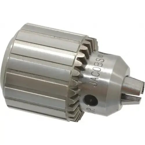 Drill Chuck: 5/64 to 1/2" Capacity, Threaded Mount, 5/8-16 Drill Chuck: 5/64 to 1/2" Capacity, Threaded Mount, 5/8-16