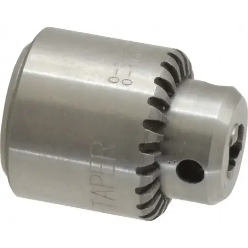 Drill Chuck: 0 to 0.156" Capacity, Tapered Mount, JT0