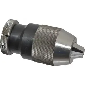 Albrecht 70070 Drill Chuck: 1/64 to 3/8" Capacity, Tapered Mount, JT33