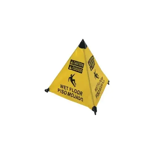 Caution - Wet Floor, 18" High, Plastic Floor Sign Caution - Wet Floor, 18" High, Plastic Floor Sign
