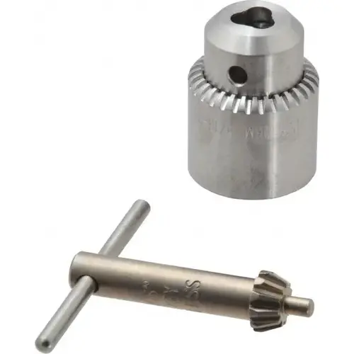 Drill Chuck: 1/4" Capacity, Threaded Mount, 5/16-24