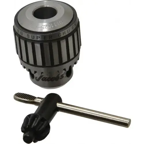 Drill Chuck: 1/4" Capacity, Tapered Mount, JT2 Drill Chuck: 1/4" Capacity, Tapered Mount, JT2
