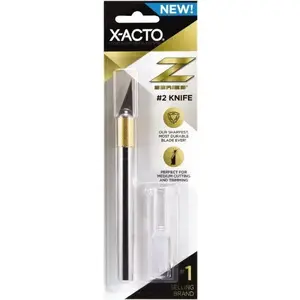 X-Acto XZ3602 Stainless Steel Hobby Knife with 1 Blade