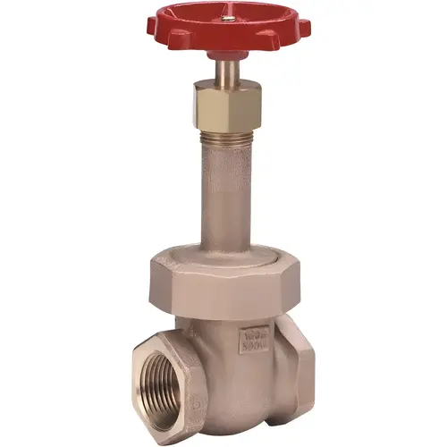 Gate Valve: Gate, 1-1/4" Pipe, Threaded (NPT), Bronze Gate Valve: Gate, 1-1/4" Pipe, Threaded (NPT), Bronze