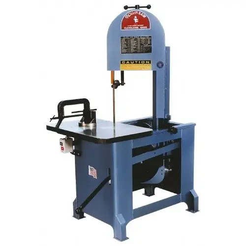 Vertical Bandsaw: Step Pulley Drive, 8-3/4" Throat Capacity, 14-1/2" Height Capacity