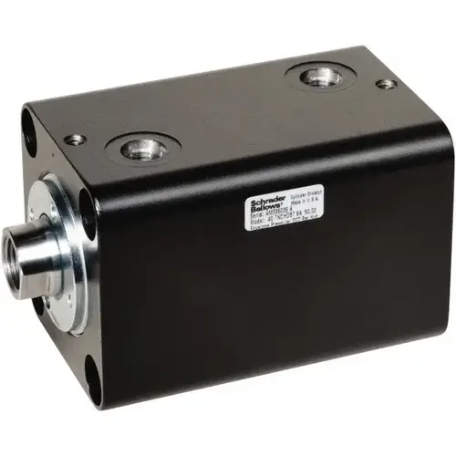 Compact Hydraulic Cylinder: Bolt Clearance Holes with Pilot Gland Mount, Steel