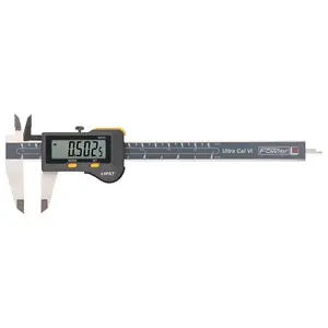 FOWLER PRODUCTS, INC. 54-100-177-0 Electronic Caliper: 0 to 6", 0.0005" Resolution, IP67