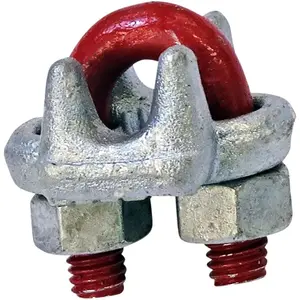 Crosby 25200455 Wire Rope Fist Grip Clip: 1/8" Rope Dia