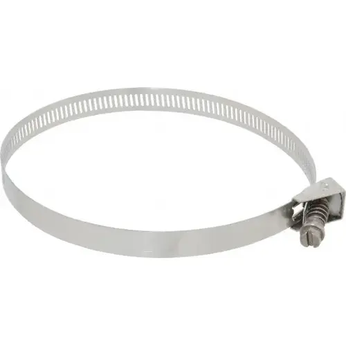 Worm Gear Clamp: SAE 72, 2 to 5" Dia, Stainless Steel Band Worm Gear Clamp: SAE 72, 2 to 5" Dia, Stainless Steel Band