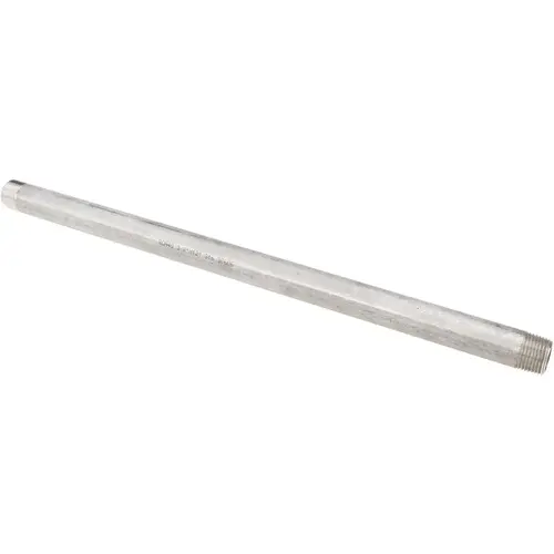 Stainless Steel Pipe Nipples & Pipe; Schedule: 40 ; Thread Standard: NPT ; UNSPSC Code: 40173300 Stainless Steel Pipe Nipples & Pipe; Schedule: 40 ; Thread Standard: NPT ; UNSPSC Code: 40173300