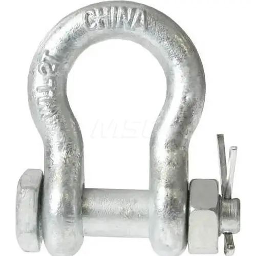Shackle: Bolt Nut & Cotter Pin
