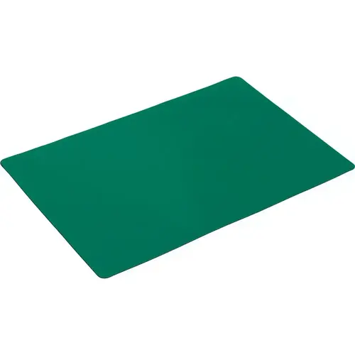 Anti-Static Table Mat: Static Dissipative, Rubber, 24" OAL, 16" OAW, 0.06" Thick