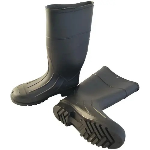 Work Boot: Size 12, 16" High, Rubber, Reinforced Toe