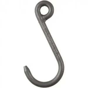 Peerless Chain FSA050 Eye Hooks; Chain Diameter: 0.2813in ; Work Load Limit: 500lb ; Material: Alloy Steel ; Eye Inside Diameter: 0.75in ; Overall Length: 6in ; Eye Thickness: 0.50in