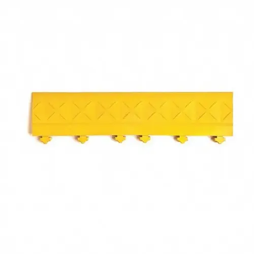 Anti-Fatigue Modular Tile Mat: Dry Environment, 18" Length, 4" Wide, 1" Thick, Yellow Anti-Fatigue Modular Tile Mat: Dry Environment, 18" Length, 4" Wide, 1" Thick, Yellow
