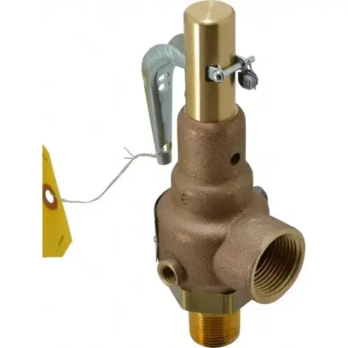 High Pressure Safety Relief Valve: 3/4" Inlet, 626 CFM, 150 Max psi High Pressure Safety Relief Valve: 3/4" Inlet, 626 CFM, 150 Max psi