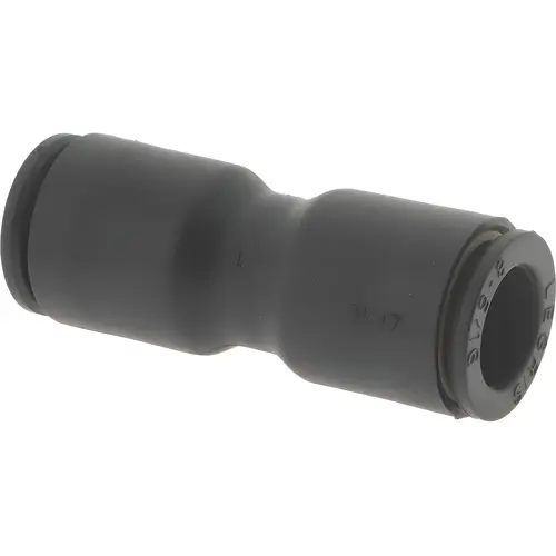 Push-To-Connect Tube to Tube Tube Fitting: Union, 5/16" OD Push-To-Connect Tube to Tube Tube Fitting: Union, 5/16" OD