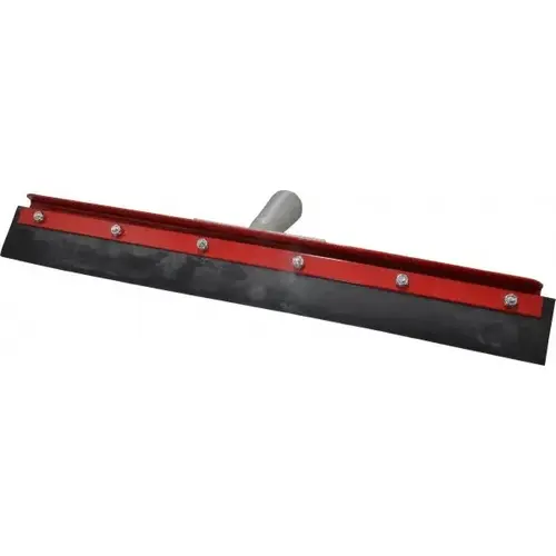 Squeegee: 18" Blade Width, Rubber Blade, Tapered Handle Connection