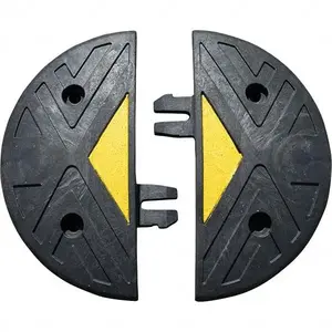 JSP Safety HAY002-825-330 Speed Bumps, Parking Curbs & Accessories; Material: PVC ; Speed Bump Type: Speed Bump ; Overall Length: 8 ; Overall Height: 2