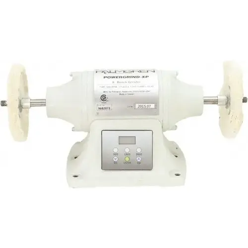 Bench Buffer: 6" Wheel Dia, 1/2" Arbor Hole Dia Bench Buffer: 6" Wheel Dia, 1/2" Arbor Hole Dia