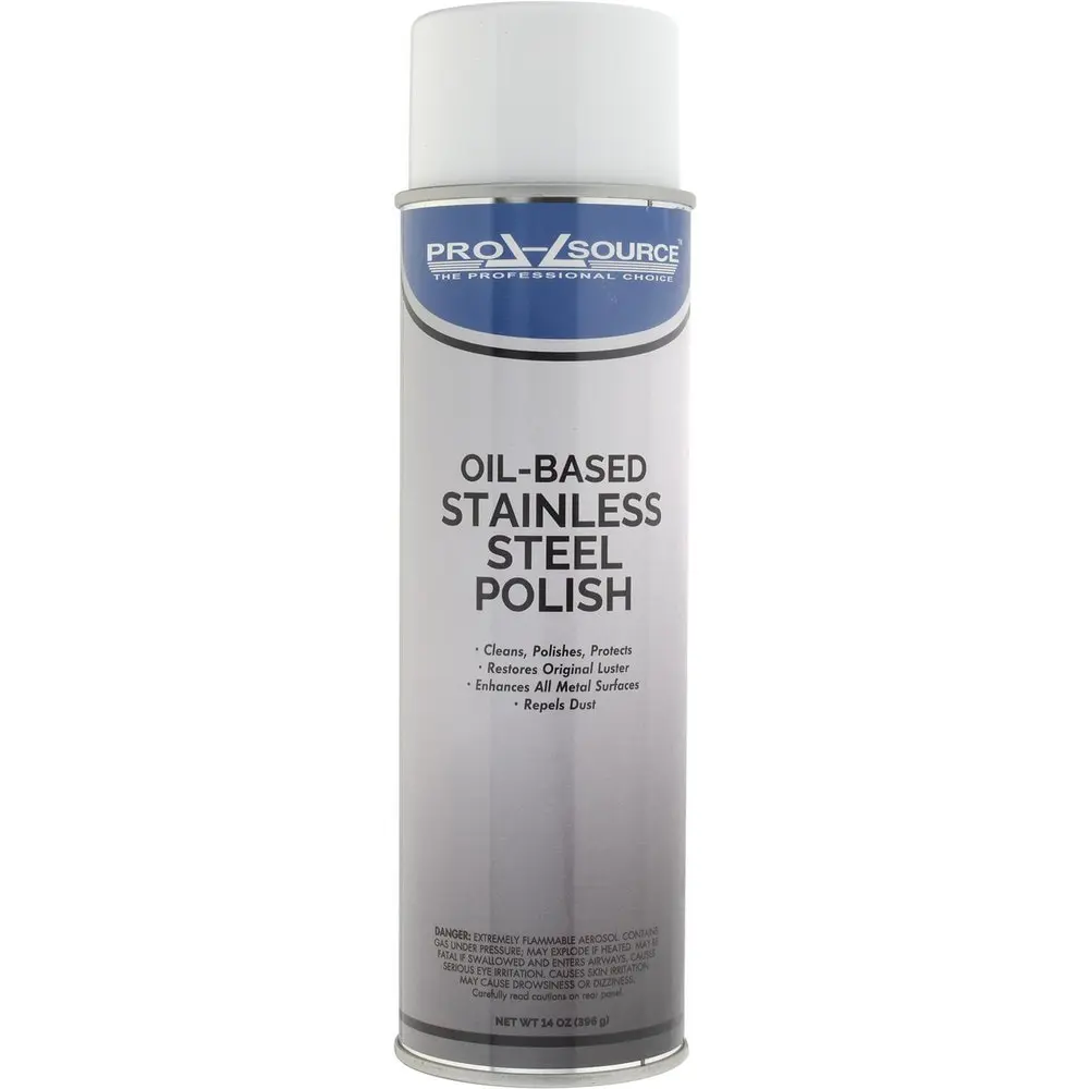 ProSource Stainless Steel Cleaner & Polish: Aerosol 20 fl oz Can Moderate PS496635