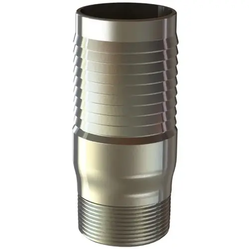 2-1/2" Pipe ID, Grooved Combination Nipple for Hoses