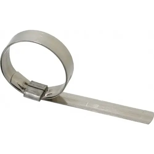 2" ID, Grade 201, Stainless Steel Preformed J-Type Clamp 2" ID, Grade 201, Stainless Steel Preformed J-Type Clamp