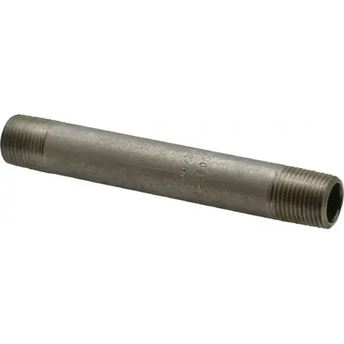 Stainless Steel Pipe Nipple: 3/8" Pipe, Grade 304 & 304L Stainless Steel Pipe Nipple: 3/8" Pipe, Grade 304 & 304L