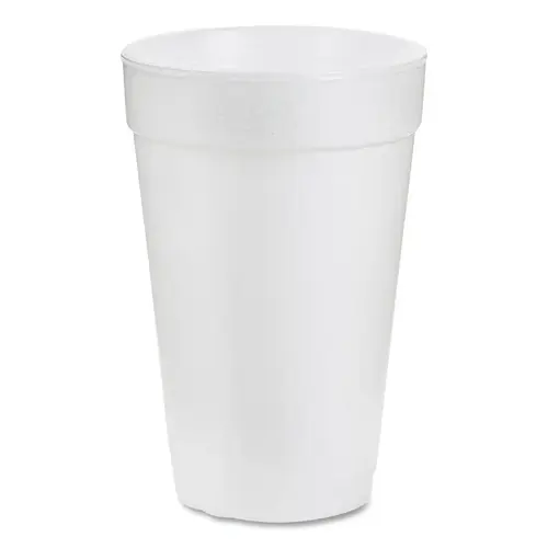 J Cup  Insulated Foam Cup, 20 oz, White, 20 BG/CA