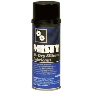Misty 1033585 Si-Dry Silicone Spray Lubricant, Aerosol, 11 oz