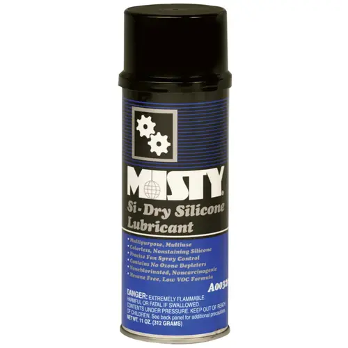 Si-Dry Silicone Spray Lubricant, Aerosol, 11 oz