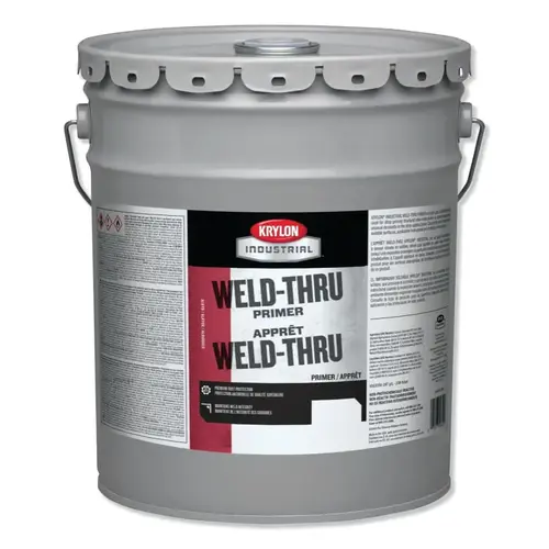 Weld-Thru Primer, 5 gal, Bucket, Black Weld-Thru Primer, 5 gal, Bucket, Black