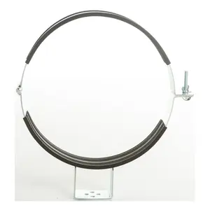 4BS BRACKET TH-114 Cylinder Holder, Bracket, Steel,Rubber, 14-1/2 in to 15-1/4 in dia