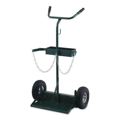 Series 140 Trucks, Holds 9 1/4"-10 1/2" Cylinders, 10" Pneumatic Wheels Harper Green