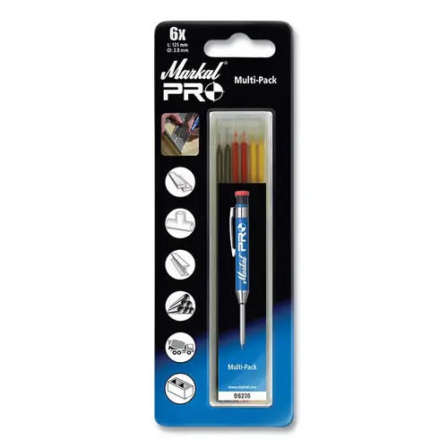 PRO Refill, General Purpose, Welding/Fabricating Marker, Graphite/Red/Yellow PRO Refill, General Purpose, Welding/Fabricating Marker, Graphite/Red/Yellow