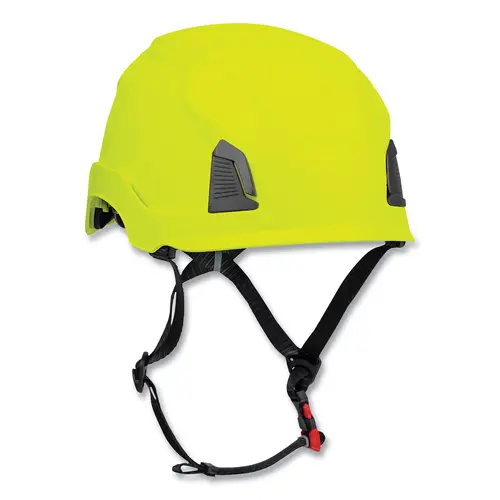 Traverse Industrial Climbing Helmet, HDPE, Non-Vented, Hi-Vis Yellow Traverse Industrial Climbing Helmet, HDPE, Non-Vented, Hi-Vis Yellow