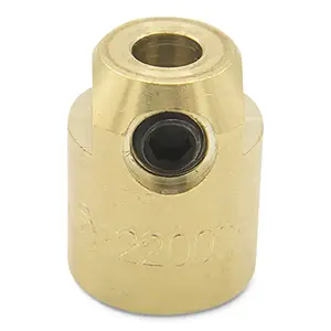 BERNARD 2200353 AccuLock  S Series Power Pin Cap, Brass, For Miller  Power Pin