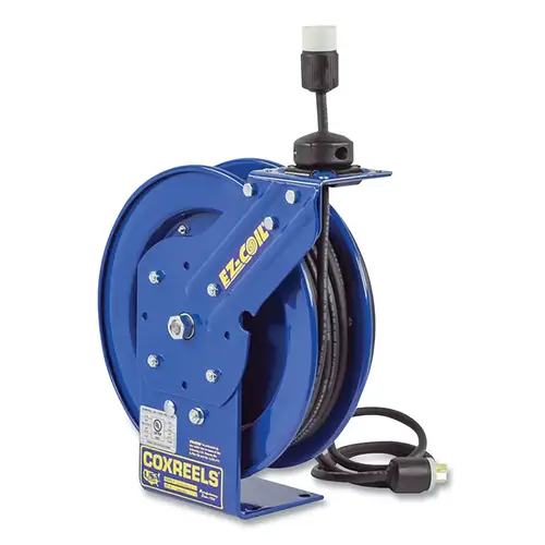 SAFETY SERIES SPRING REWIND POWER CORD REEL