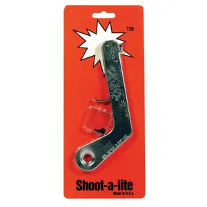 GC FULLER 730 Shurlite  Spark Lighter, Shoot-a-lite Lighter, Flat-Pistol Shape, 5 Renewals