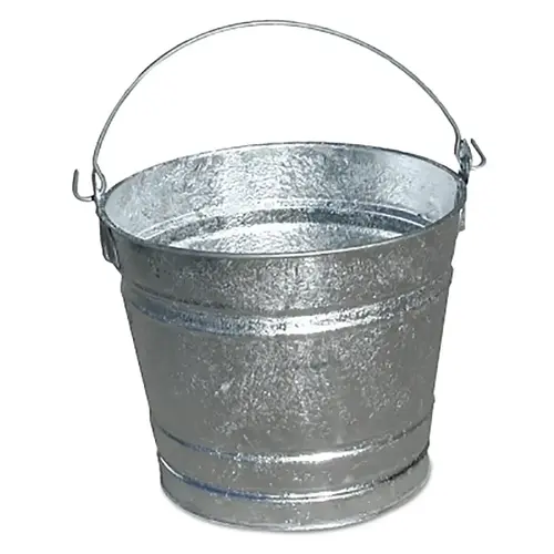 Hot-Dipped Galvanized Pail, 2 qt Silver Hot-Dipped Galvanized Pail, 2 qt Silver