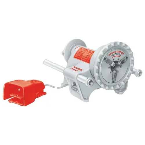 Model 300 Power Drive Threading Machine, NPT, 1/8 in to 2 in Pipe Capacity, 115 V AC, 15 A, 36 RPM, Tool Only