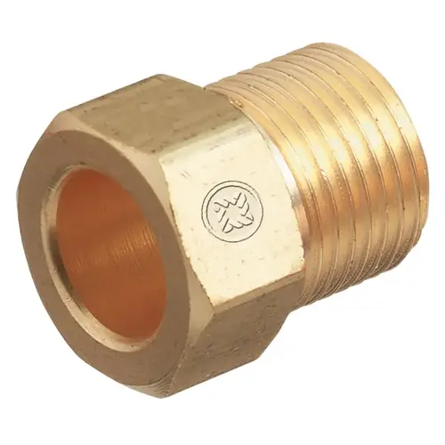 Inert Arc Nut, Brass, Hex, B-Size, 5/8 in - 18, Water Inert Arc Nut, Brass, Hex, B-Size, 5/8 in - 18, Water