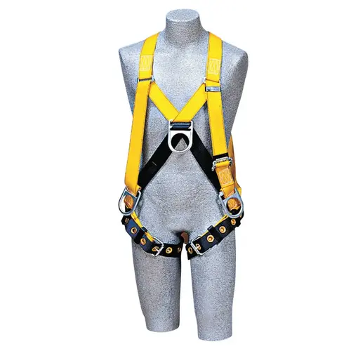 Delta Step In Style Harnesses, Back, Front & Side D-Rings, Medium Yellow/Navy Delta Step In Style Harnesses, Back, Front & Side D-Rings, Medium Yellow/Navy