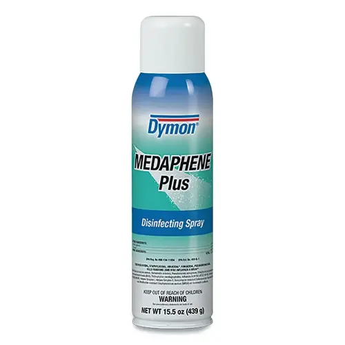 MEDAPHENE Plus Disinfectant Spray, 16 oz Aerosol Can, Floral Colorless to Straw Color MEDAPHENE Plus Disinfectant Spray, 16 oz Aerosol Can, Floral Colorless to Straw Color