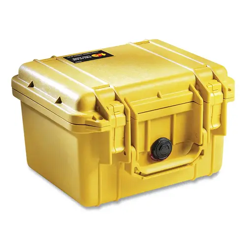 Protector Case Series Small Case, 1300 WF/WL, 0.23 ft , 9.17 in L x 7.00 in W x 6.12 in H Interior, Yellow Protector Case Series Small Case, 1300 WF/WL, 0.23 ft , 9.17 in L x 7.00 in W x 6.12 in H Interior, Yellow