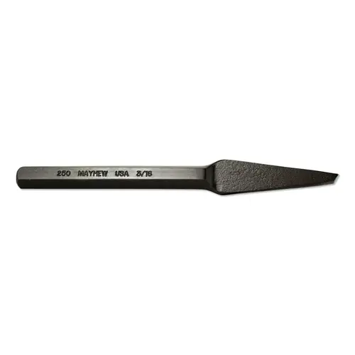 Half Round Nose Chisels, 5 1/2 in Long, 3/16 in Cut, 12 per box Half Round Nose Chisels, 5 1/2 in Long, 3/16 in Cut, 12 per box
