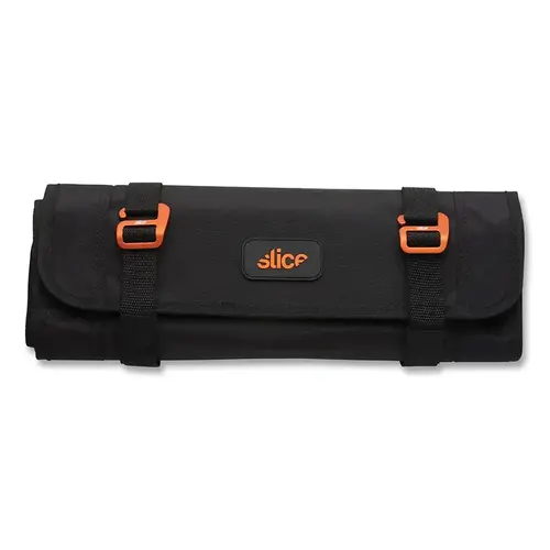 Tool Roll-Up Organizer, 14.37 in L, 7.2 in W, Black/Orange Tool Roll-Up Organizer, 14.37 in L, 7.2 in W, Black/Orange
